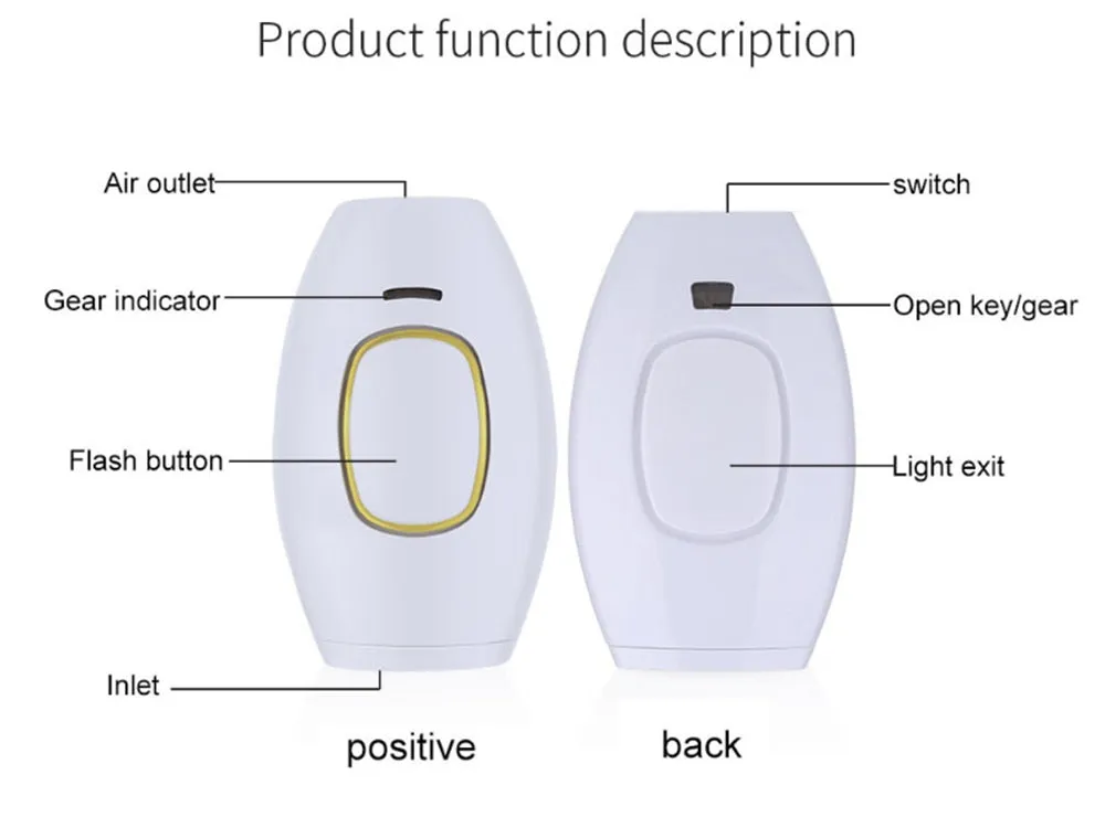 IPL Laser Hair Removal Machine 300000 flash