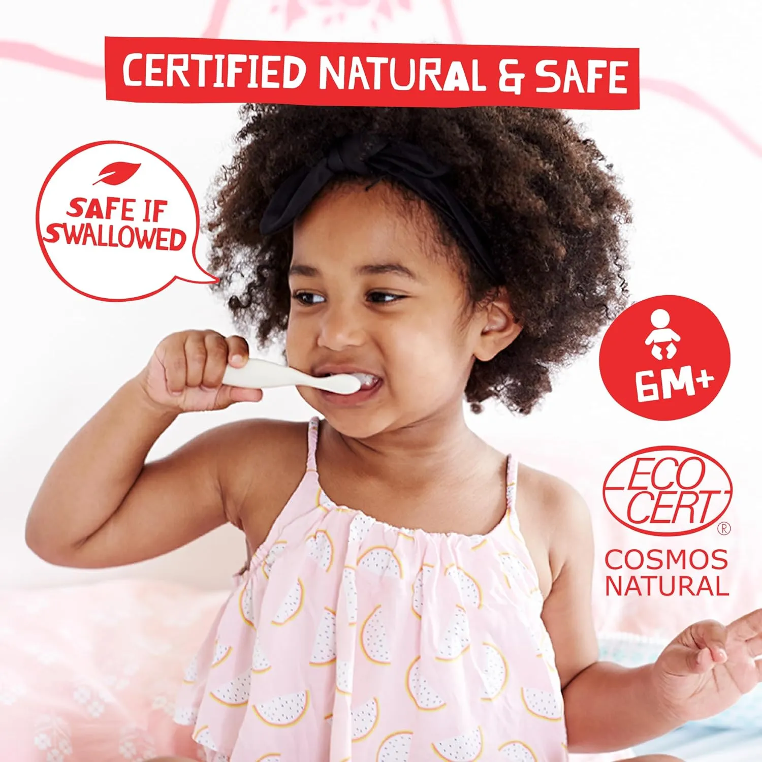 Jack N Jill Kids Organic Toothpaste  Blueberry Flavour 50g	 Safe to Swallow Junior