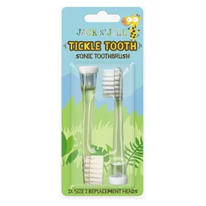 Jack N' Jill Tickle Tooth Sonic Toothbrush Replacement Heads