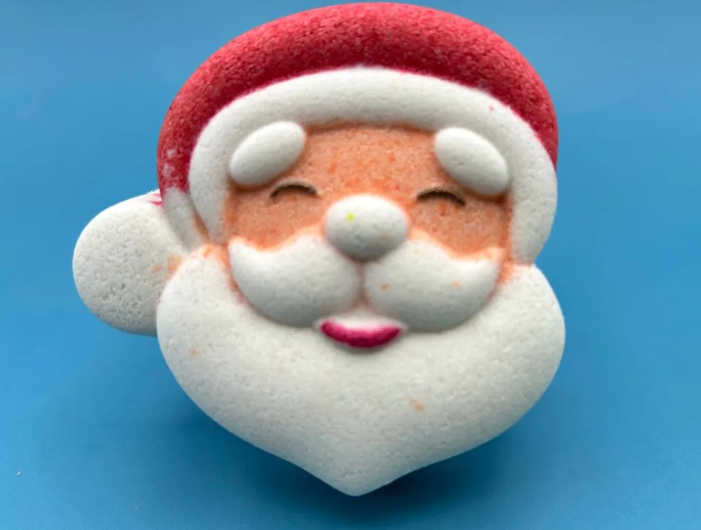 Jolly Santa Kids Bath Bomb with Santa Minifigure Inside