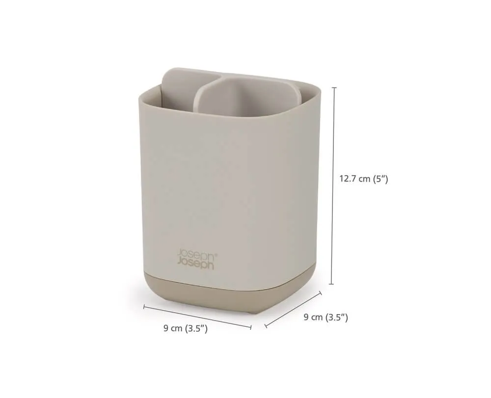Joseph Joseph EasyStore Small Toothbrush Caddy Ecru