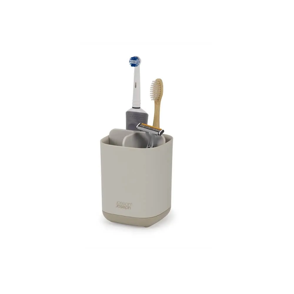 Joseph Joseph EasyStore Small Toothbrush Caddy Ecru