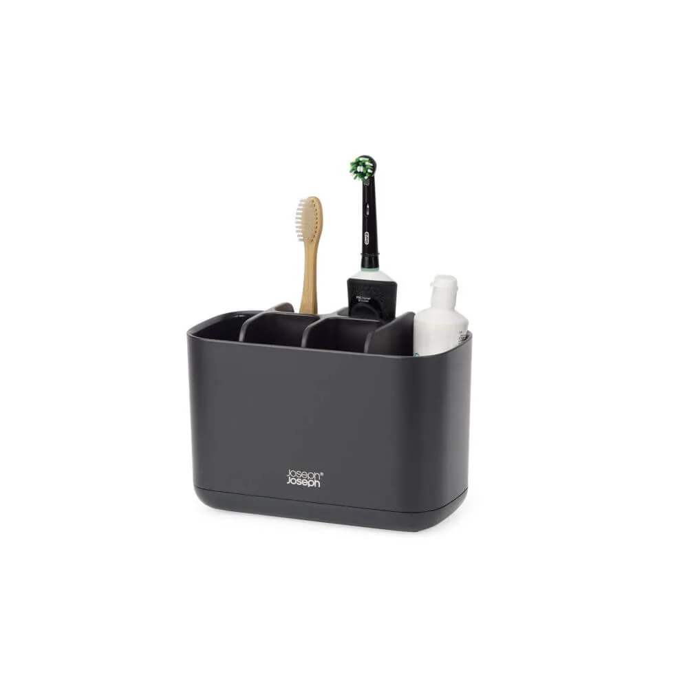 Joseph Joseph EasyStore Toothbrush Caddy Large Matte Black