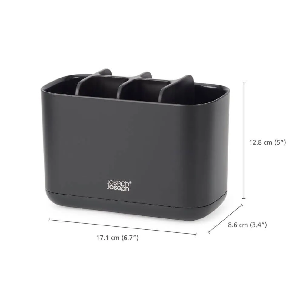 Joseph Joseph EasyStore Toothbrush Caddy Large Matte Black