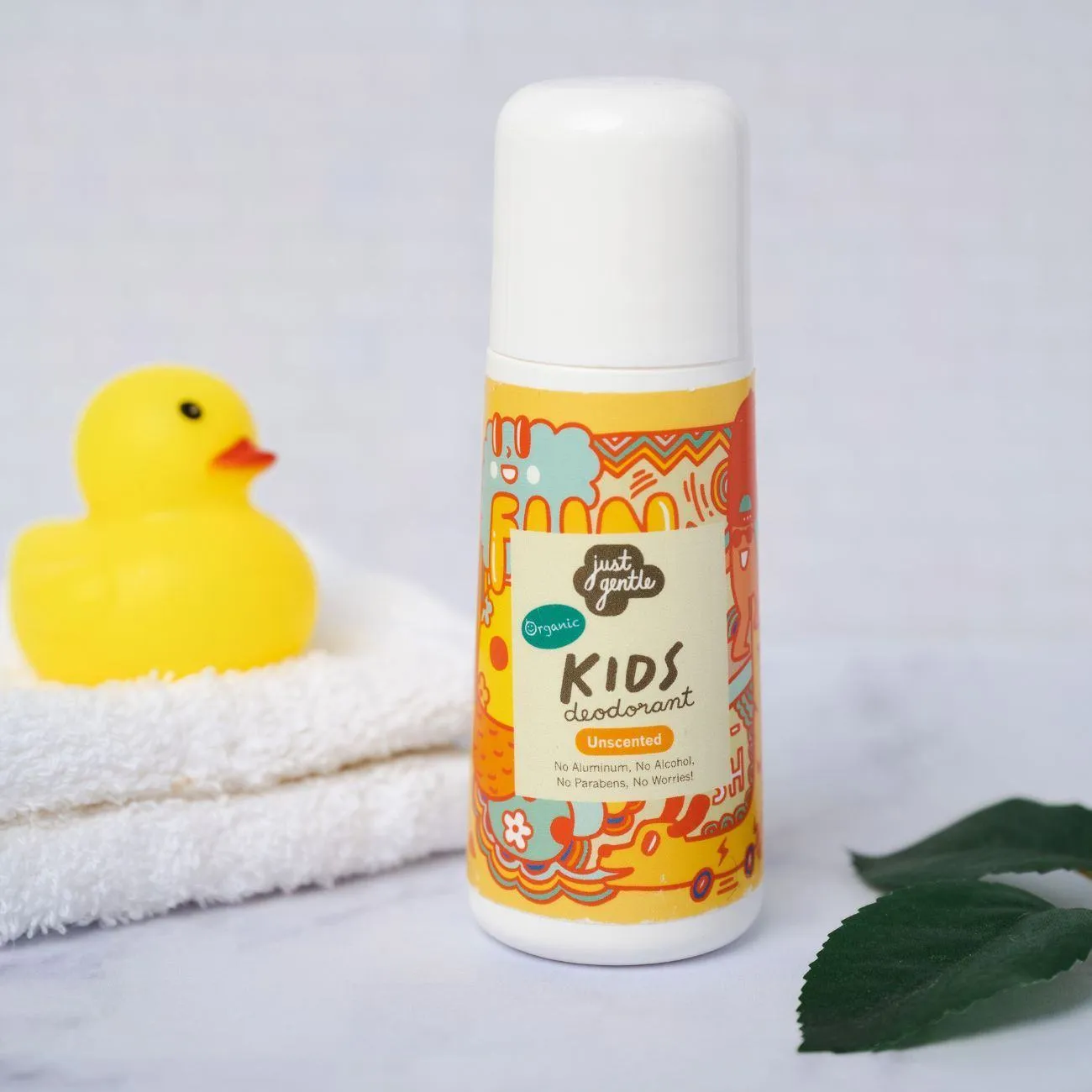 Just Gentle Organic Kids Deodorant - Unscented - Aluminium Free - 60ml