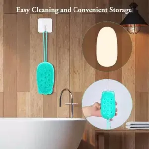 K Kudos Enterprise Multicolour Silicon Massage Bath Brush Hair Scalp & Bubble Bath Brush Shower Bath Brush Bathing Brush For Cleaning Body Silicone Bath Wash Scrubber Cleaner & Massager For Shampoo Soap