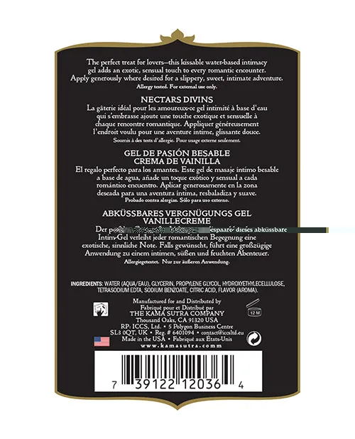 Kama Sutra Divine Nectars - 5 oz Vanilla Creme