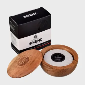 Kent Brushes - Wooden shaving bowl and soap