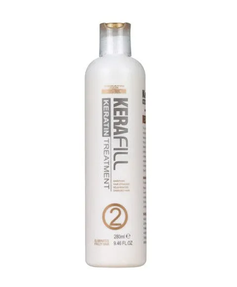 Kerafill Professional Keratin Hair Reconstructor Hair Straight & Repairs 280ml
