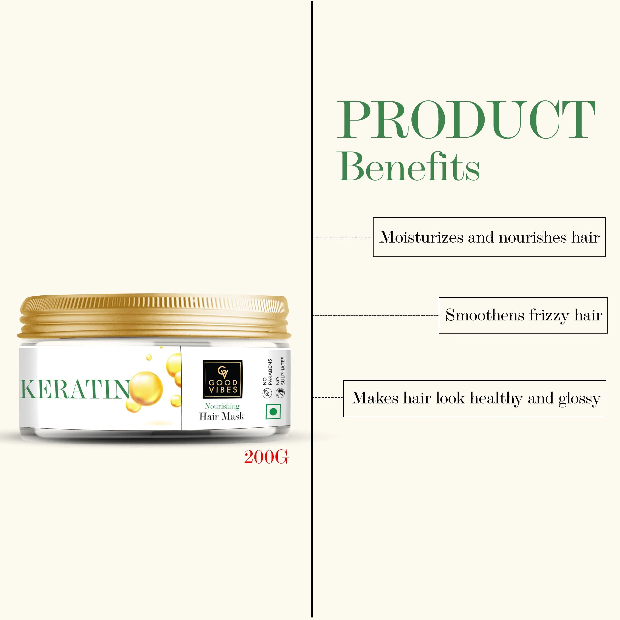 Keratin Nourishing Hair Mask (200 g)