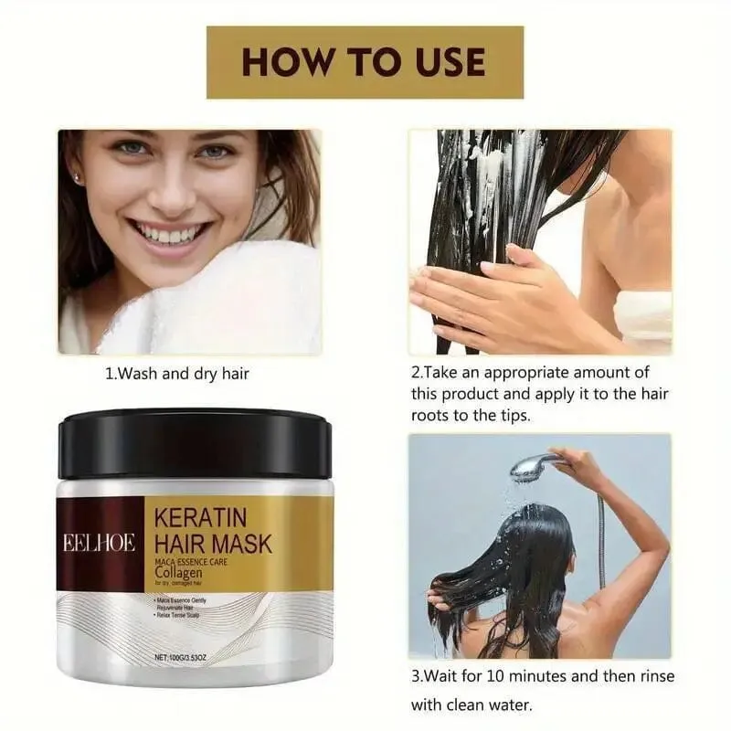Keratin Soft Moisturizing Hair Mask with Collagen