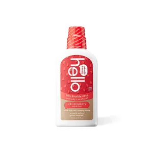 kids fluoride strawberry mouthwash