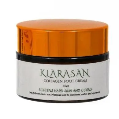 Klara's Regular Foot Cream 30 ml - Soften, Soothe, and Rejuvenate Overworked Feet with Organic Oil Anti-Oxidant Foot Cream