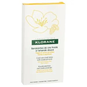 Klorane cold wax strips hair removal - face & sensitive areas