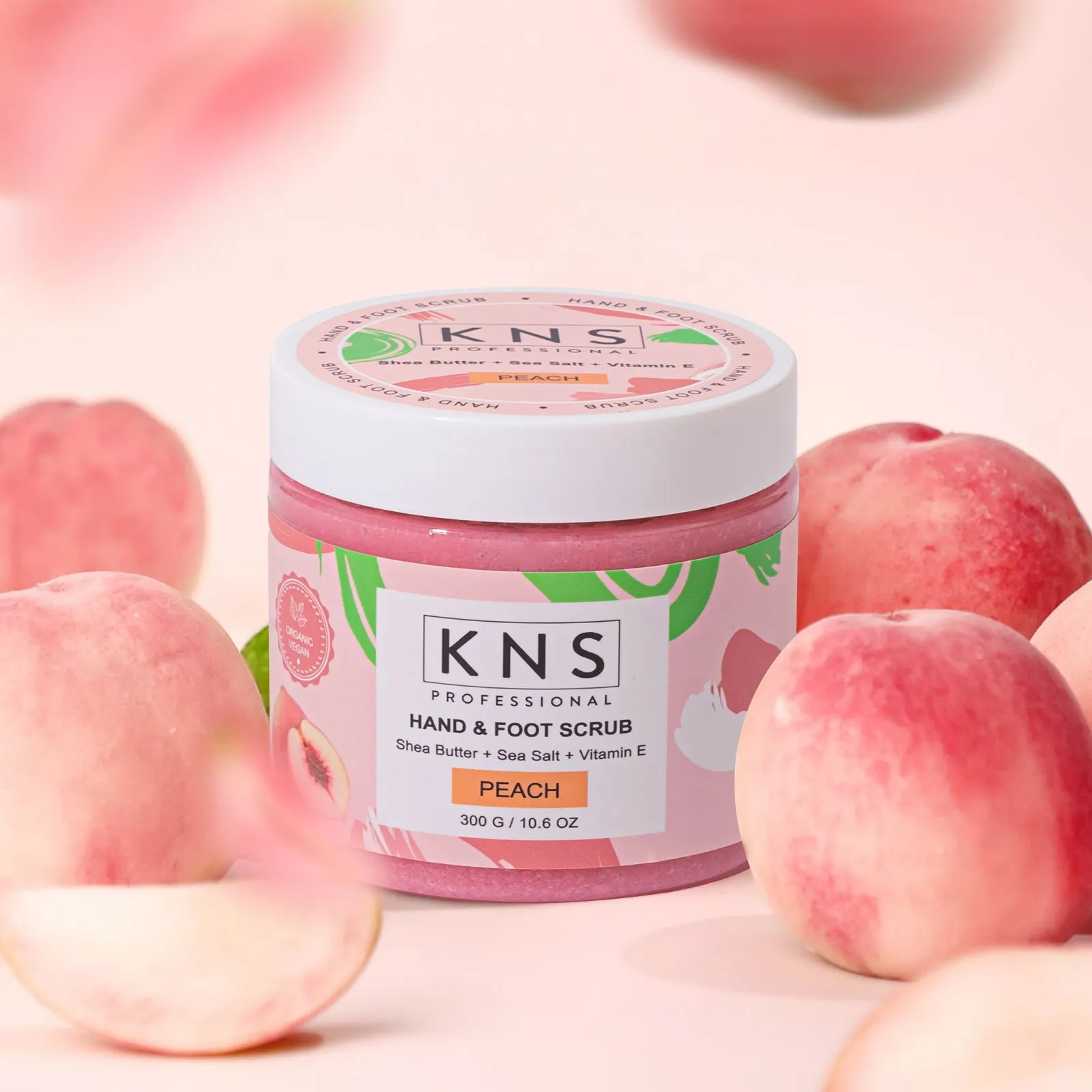 KNS Peach Hand and Foot Scrub
