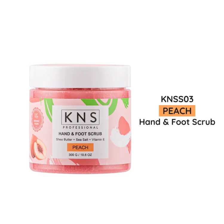 KNS Peach Hand and Foot Scrub