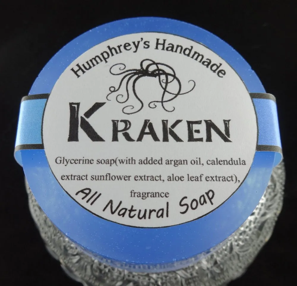 KRAKEN Soap | Glycerin Aqua Di Geo Type | Beard Wash | Shave Soap