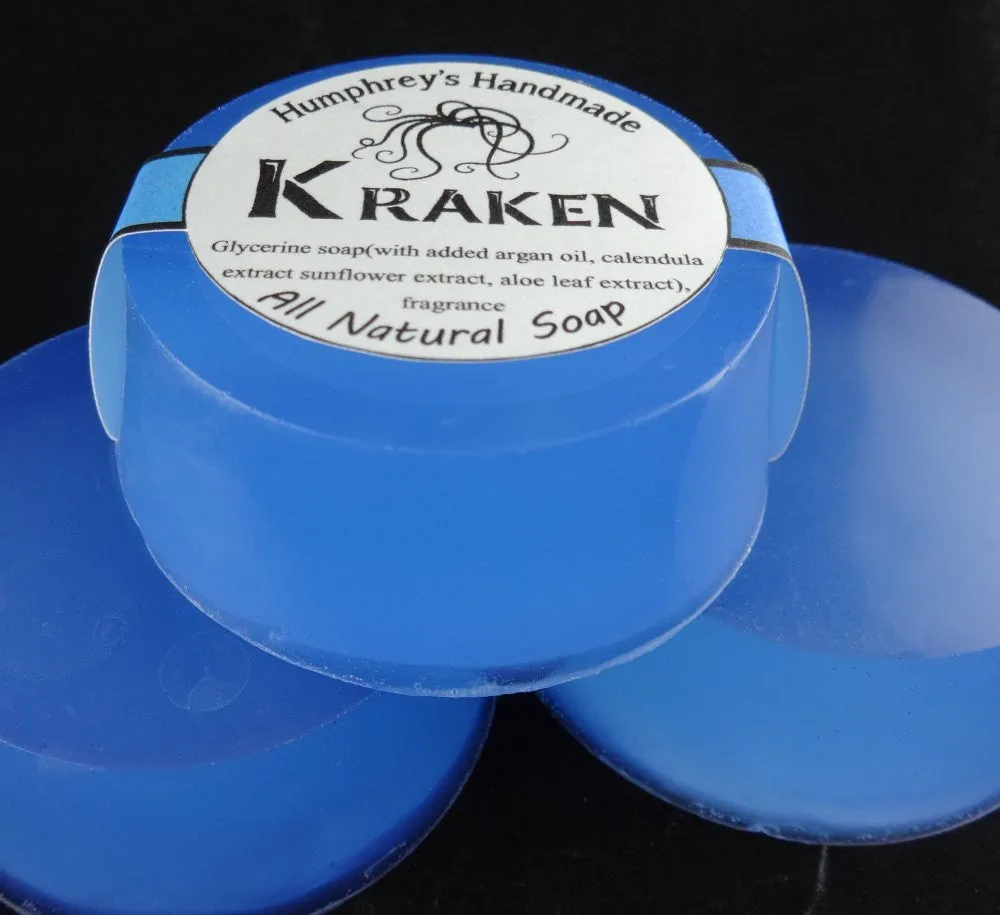 KRAKEN Soap | Glycerin Aqua Di Geo Type | Beard Wash | Shave Soap