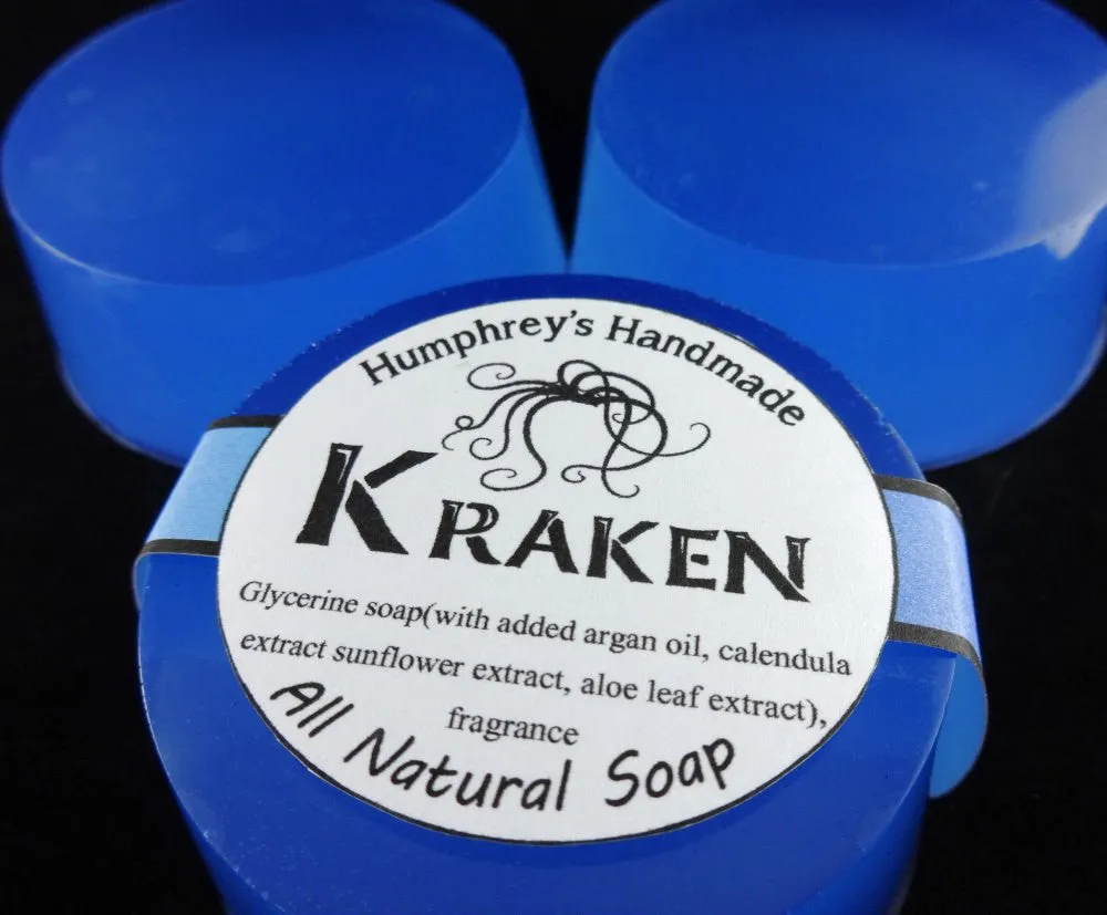 KRAKEN Soap | Glycerin Aqua Di Geo Type | Beard Wash | Shave Soap