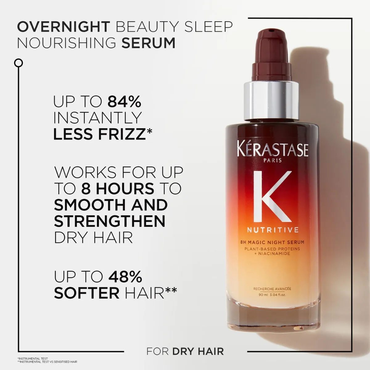 Kérastase Nutritive 8H Magic Night Serum With Niacinamide For Dry Hair