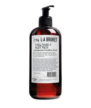 L:A Bruket No. 074 Cucumber/Mint Hand & Body Wash, 450 ml