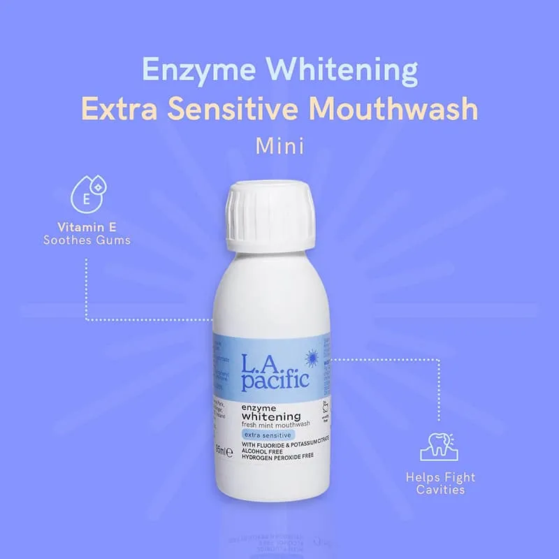 L.A. Pacific Enzyme Whitening Extra Sensitive Mouthwash Mini