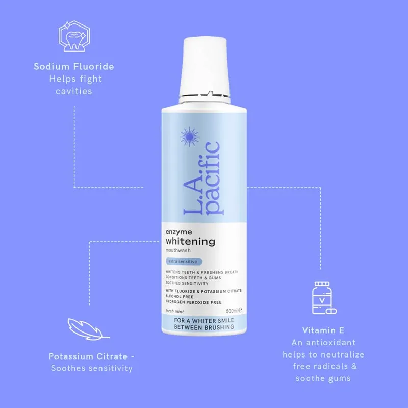 L.A. Pacific Enzyme Whitening Extra Sensitive Mouthwash