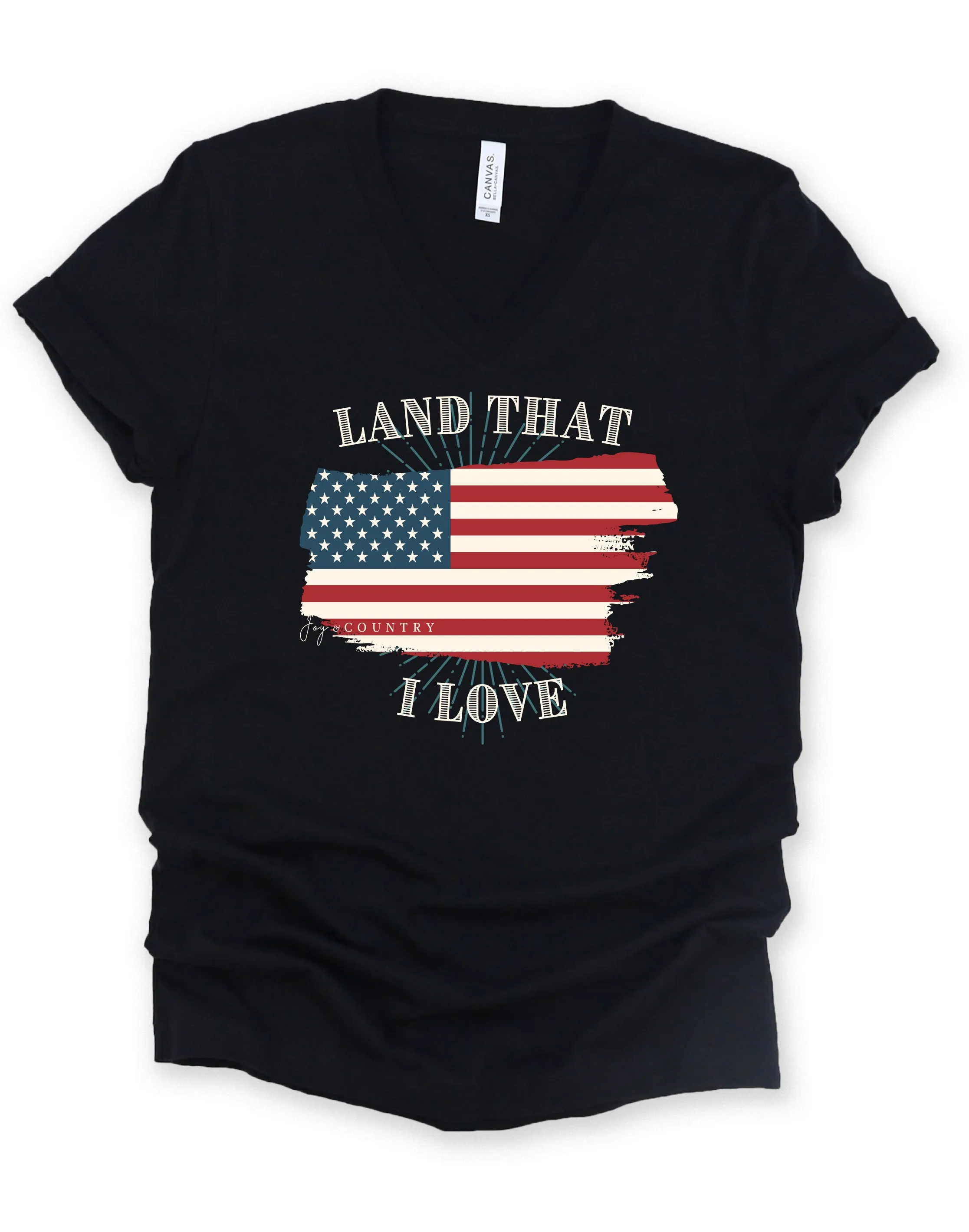 Land that I Love - Unisex V-Neck Tee