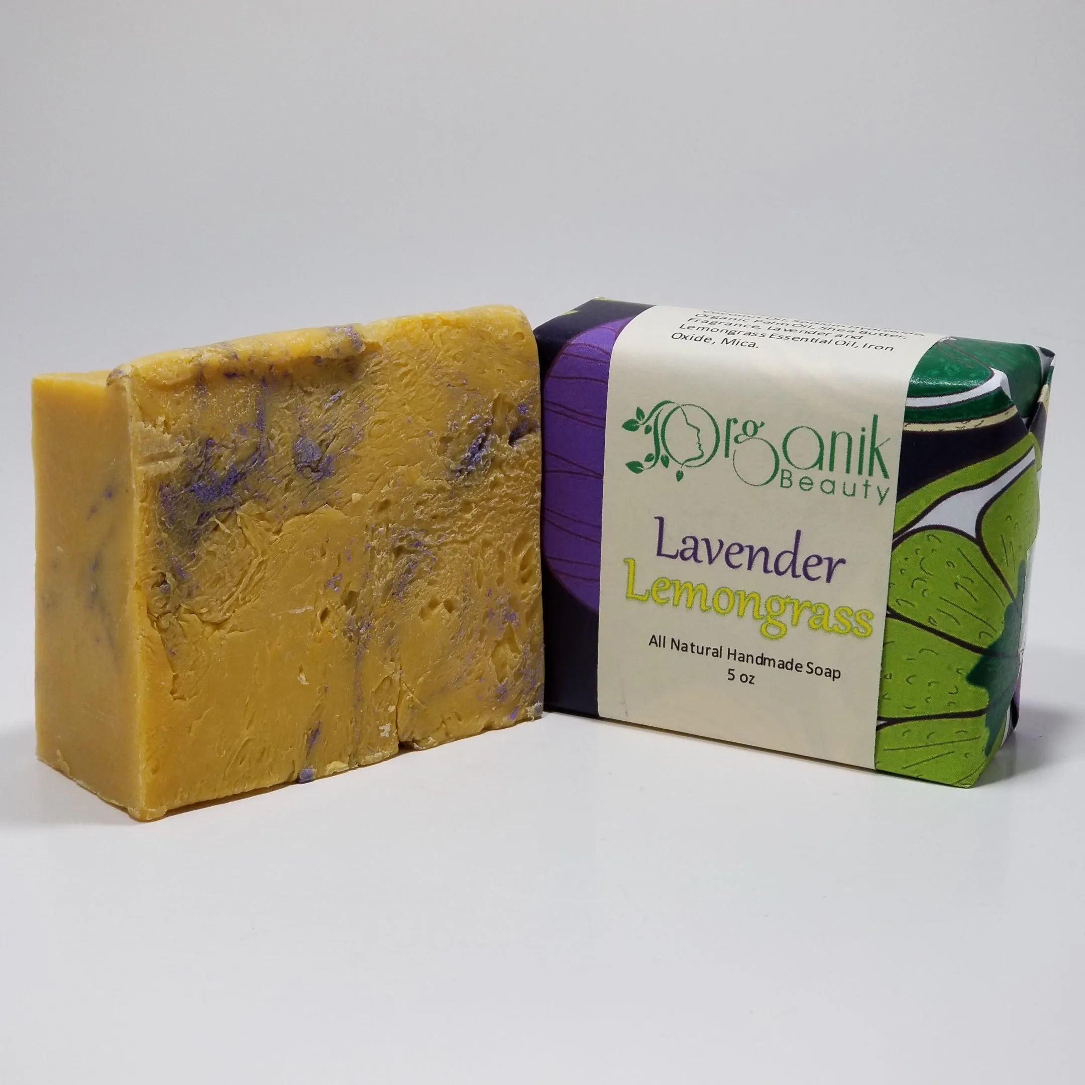 Lavender and Lemongrass - All Natural Essential Oil Soap  5 oz