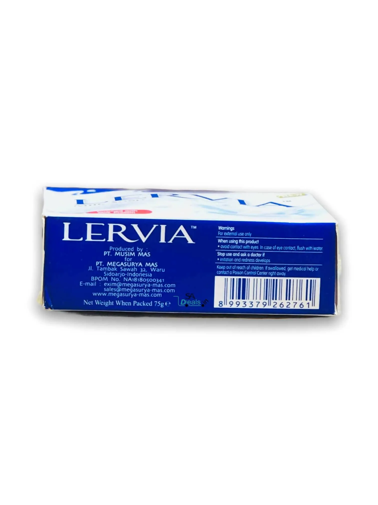 Lervia Milk Soap 90g (Pack of 3, 90g Each)