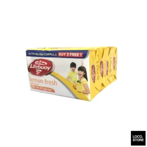 Lifebuoy Bar Lemon Fresh 110g (3 bars free 1)