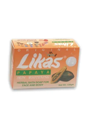 Likas Papaya Skin Whitening Soap 135g