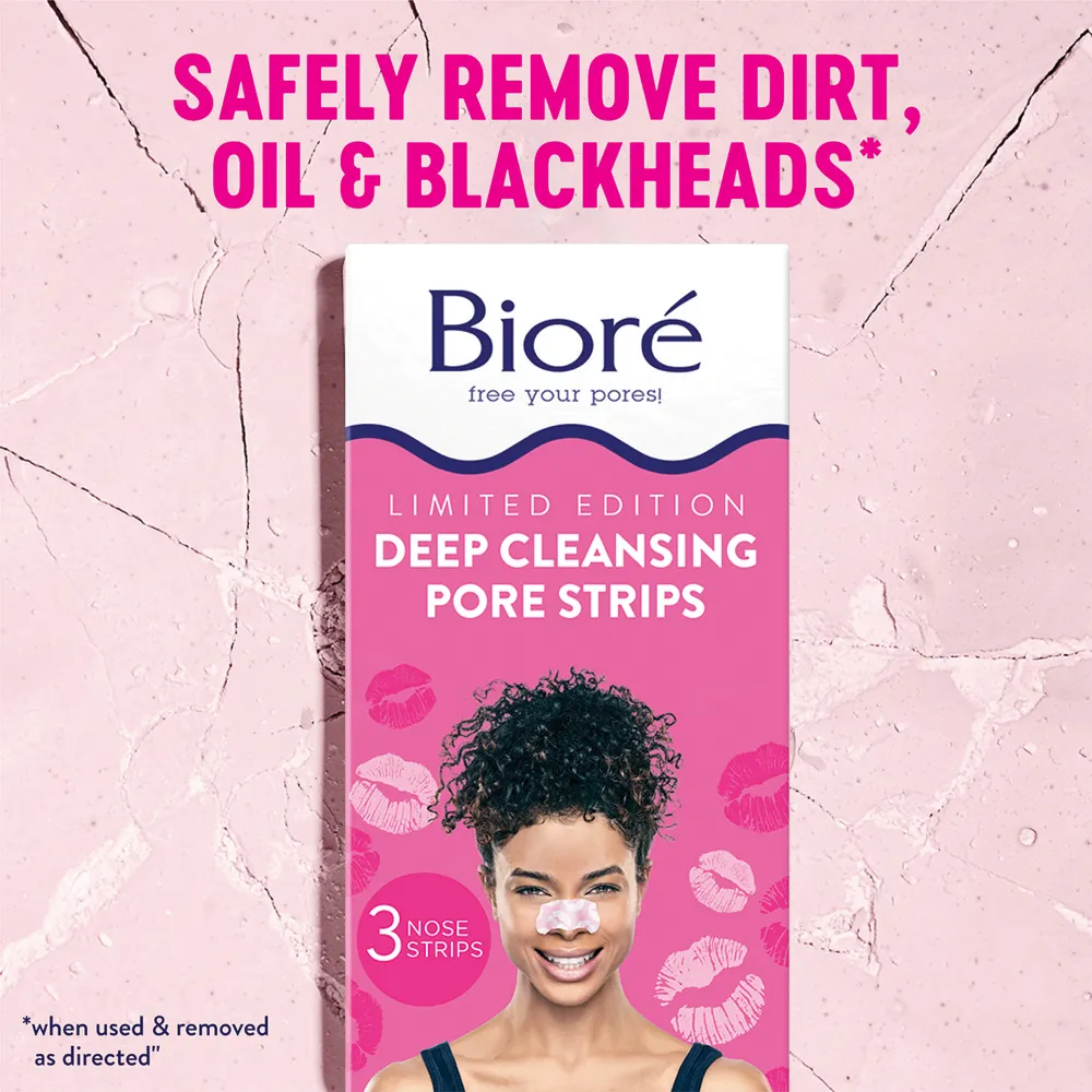 Limited Edition Deep Cleansing Kiss Designer Pore Strips