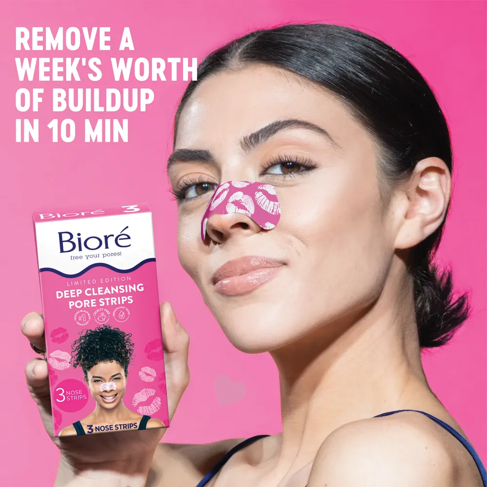 Limited Edition Deep Cleansing Kiss Designer Pore Strips
