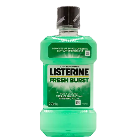 Listerine Fresh Burst Mouthwash - 250 ml