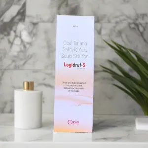 Logidruf-S Solution 100 ML | Anti Dandruff Shampoo | Remove Psoriasis Scales