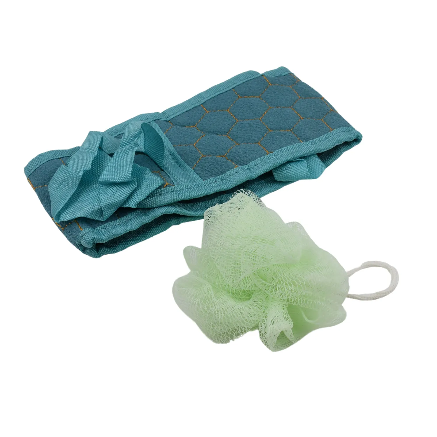 Long Handle Loofah & Scrubber Set – Deep Clean Bath Brush (2 Pcs)