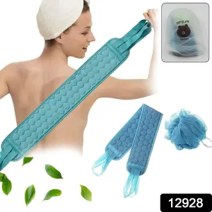 Long Handle Loofah & Scrubber Set – Deep Clean Bath Brush (2 Pcs)