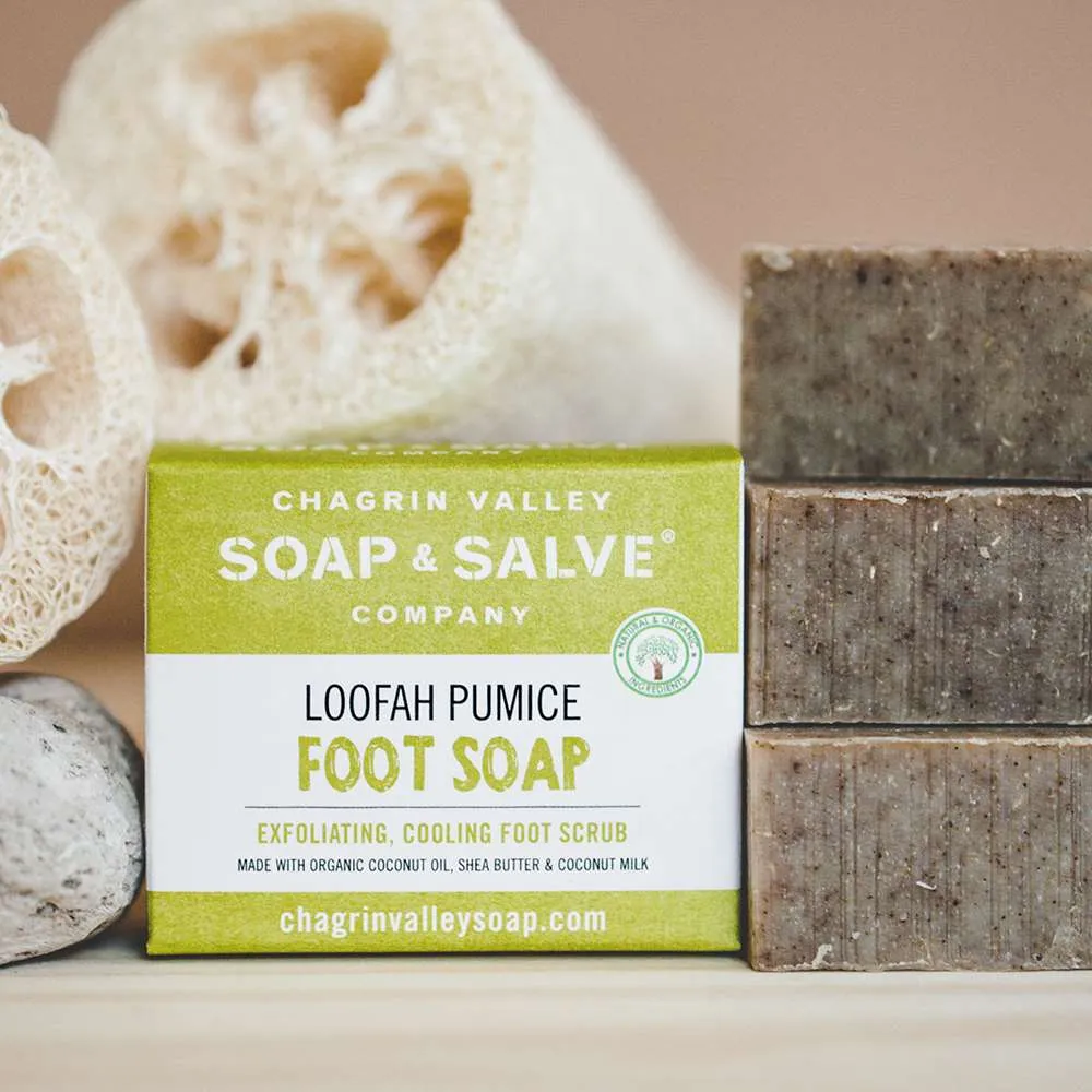 Loofah Pumice Foot Scrub Bar