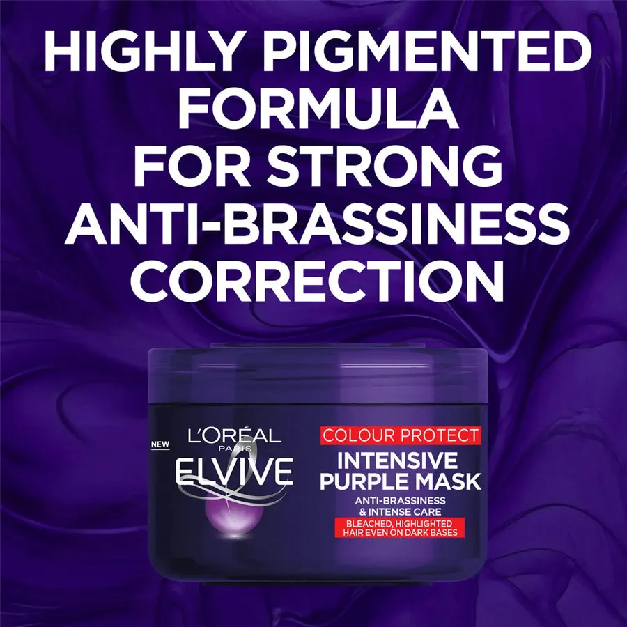L'Oréal Paris Elvive Colour Protect Anti-Brassiness Purple Mask 250ml