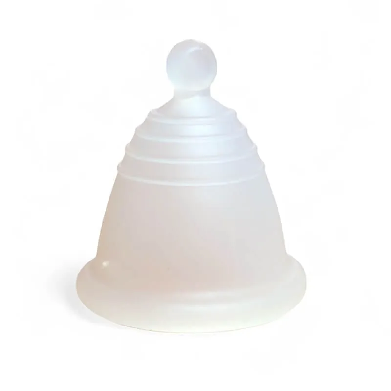 Low Cervix MeLuna Menstrual Cup (USA/FDA version), Ball Handle, Shorty, SPORT