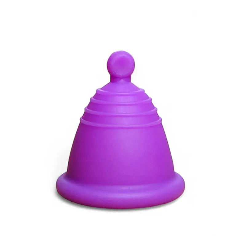 Low Cervix MeLuna Menstrual Cup (USA/FDA version), Ball Handle, Shorty, SPORT
