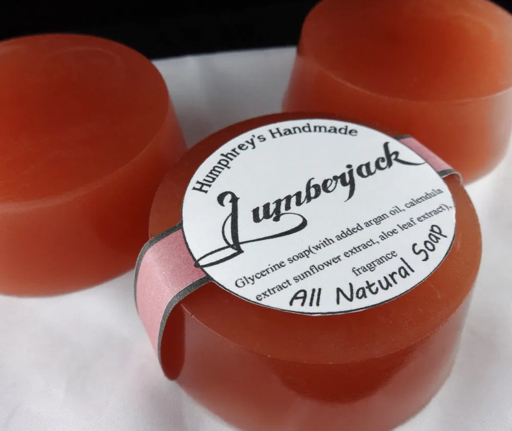 LUMBERJACK Glycerin Shave Soap | Beard Wash | Sandalwood | Cedarwood