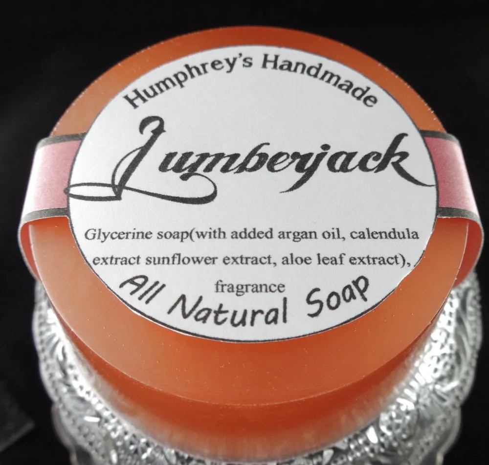LUMBERJACK Glycerin Shave Soap | Beard Wash | Sandalwood | Cedarwood