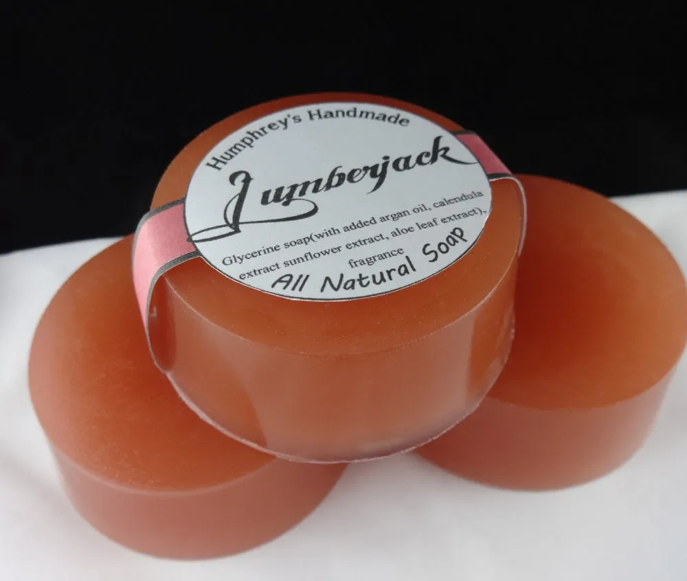 LUMBERJACK Glycerin Shave Soap | Beard Wash | Sandalwood | Cedarwood