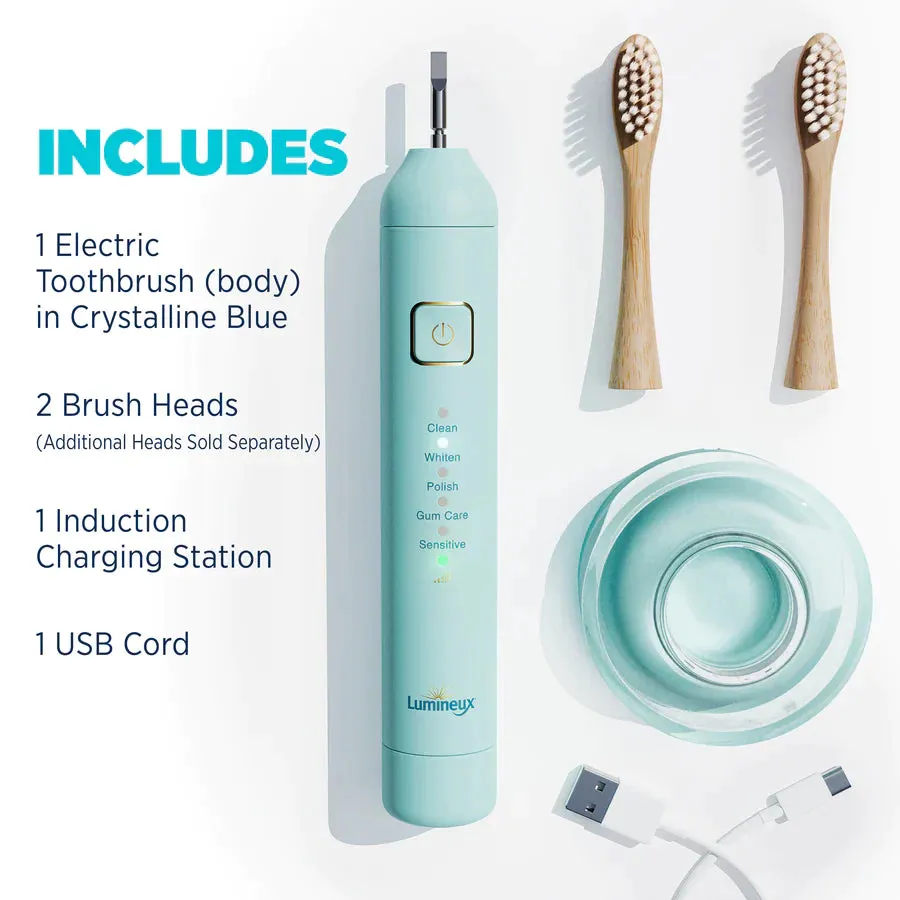 Lumineux® Sonic Electric Toothbrush (Deep Ocean)   Lumineux® Sonic Electric Toothbrush (Crystalline) Bundle