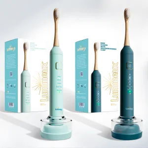 Lumineux® Sonic Electric Toothbrush (Deep Ocean)   Lumineux® Sonic Electric Toothbrush (Crystalline) Bundle