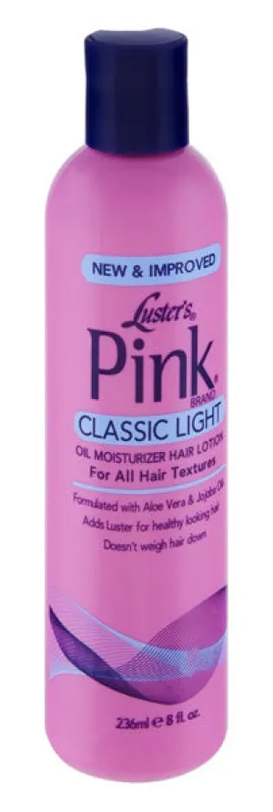 LUSTER'S PINK - Classic Light Oil Moisturizer Hair Lotion - 8 fl. oz. (236 ml)