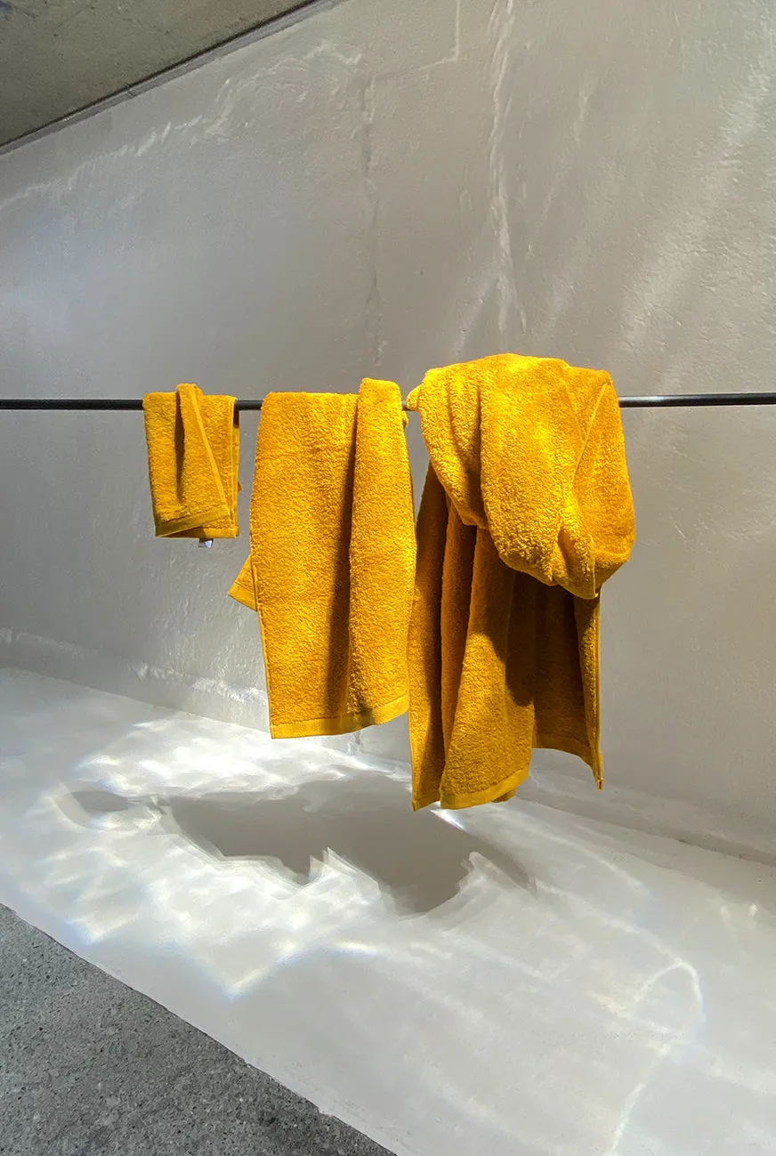 Luxury Bath Towel Sets in Curry Color