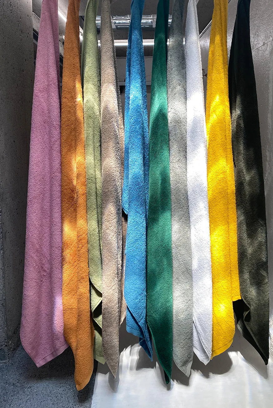 Luxury Bath Towel Sets in Curry Color